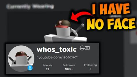 how to have NO FACE on ROBLOX... - YouTube