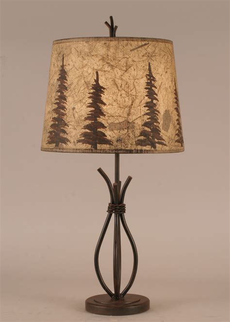 Black Wrought Iron Table Lamp | Foter