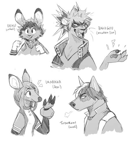 "MHA Characters as Animals" by Reinfoxy : r/BokuNoHeroAcademia