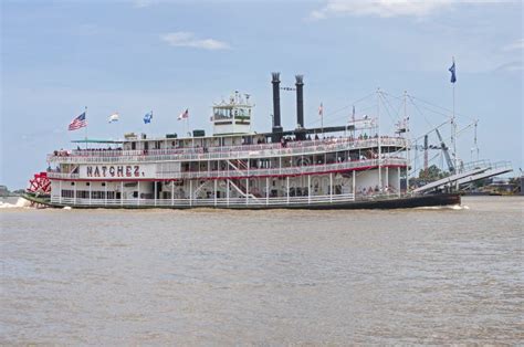 Natchez Riverboat På Mississippi På New Orleans Redaktionell Arkivbild ...