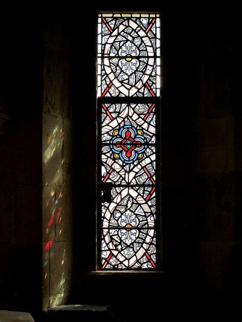 046#Medieval Hall Chapel Stained Glass 1 | Faux stained glass, Stained ...