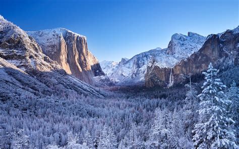 Yosemite National Park Winter 4K Wallpapers | HD Wallpapers | ID #19770