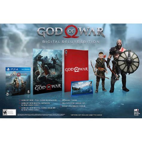 Customer Reviews: God of War Digital Deluxe Edition PlayStation 4 ...