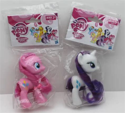 LOT OF 2: 2013 My Little Pony Movie 3.5" Figures - Pinkie Pie & Rarity $11.99 - PicClick