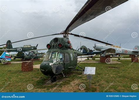 KRUMOVO, PLOVDIV, BULGARIA - 29 APRIL 2017: Transport Helicopter Mil Mi ...