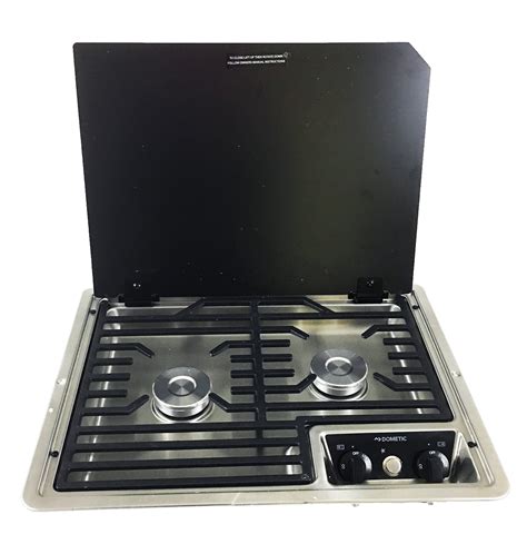 Dometic 50216G RV 2-Burner Propane Cooktop With Glass Cover - Walmart.com - Walmart.com