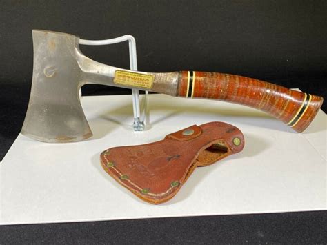 Vintage Estwing Hatchet Leather Wrapped Handle USA Made -- Antique Price Guide Details Page