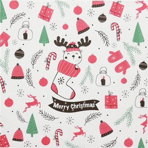 Amazon.com: 100 pcs Christmas Food Paper Sheets, Sandwich Wrapping ...