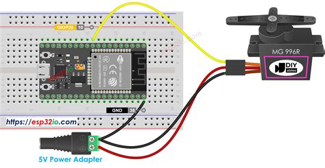 ESP32 - MG996R | ESP32 Tutorial