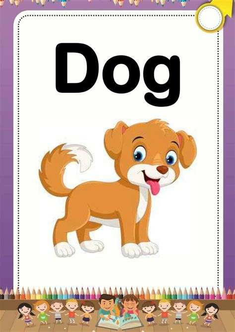 Tarjetas de animales en inglés / Animals Flash Cards | English activities for kids, Vocabulary ...