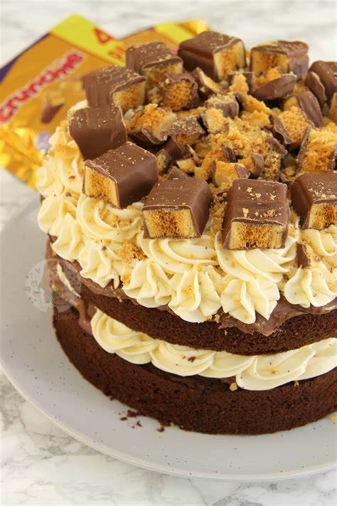 Honeycomb Crunchie Cake - Jane's Patisserie