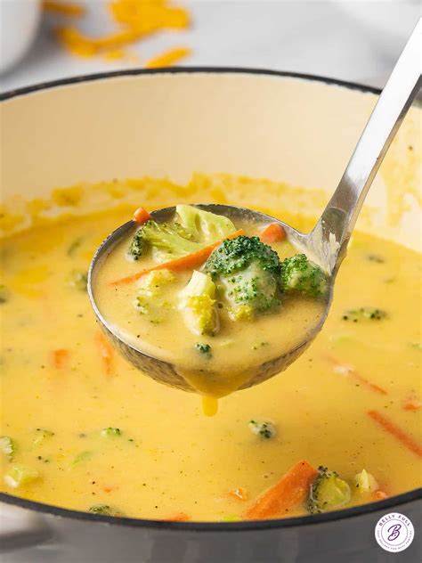 Broccoli Cheddar Soup Recipe - Belly Full