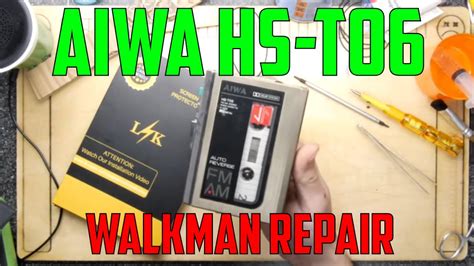 AIWA HS-T06 Walkman Repair - YouTube