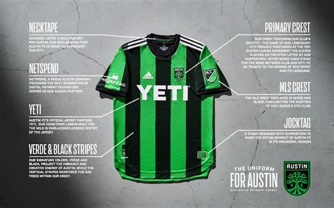 Austin FC Unveils First-Ever Jersey: Verde and black striped jersey goes on sale today - Sports ...