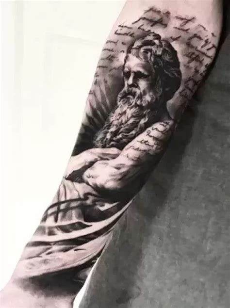 Chronos Statue Tattoo - TATTOOGOTO