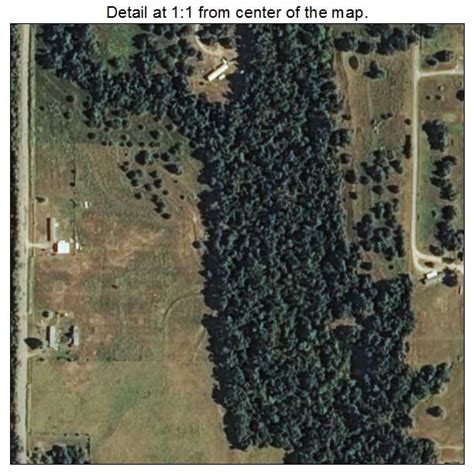 Aerial Photography Map of Oak Grove, OK Oklahoma