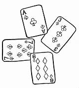 Deck Of Cards Coloring Pages sketch template