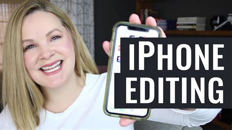 How To Edit Videos On iPhone - YouTube