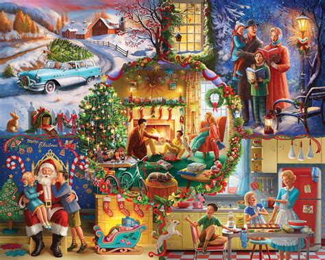 Christmas Traditions, 1000 Pieces, White Mountain | Puzzle Warehouse