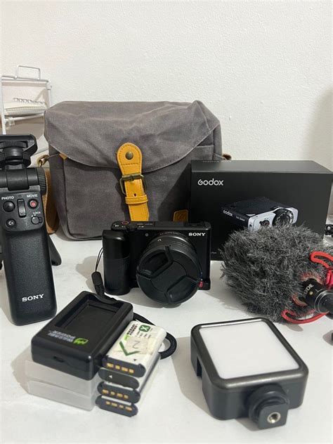 Sony ZV-1 Vlogger Kit, Photography, Cameras on Carousell