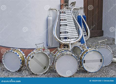 Instruments Of A Marching Band Stock Photography | CartoonDealer.com #105291350