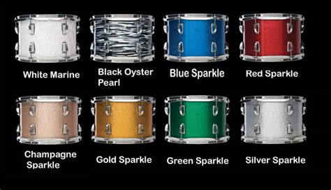 Music Images Gallery: Pearl Drum Set Colors