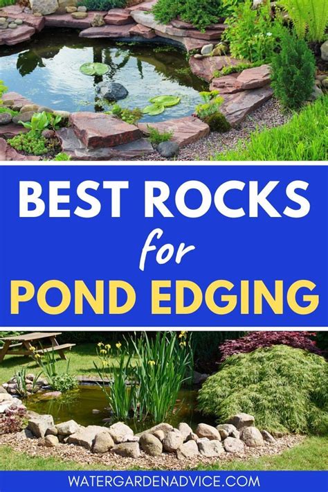 Best Rocks For Pond Edging | Pond design, Diy pond, Pond rocks