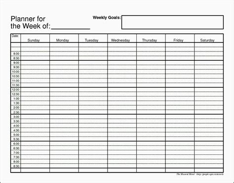 7 Employee Weekly Time Planner - SampleTemplatess - SampleTemplatess