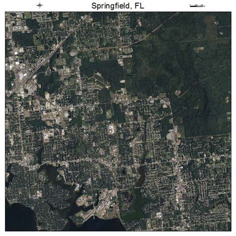 Aerial Photography Map of Springfield, FL Florida