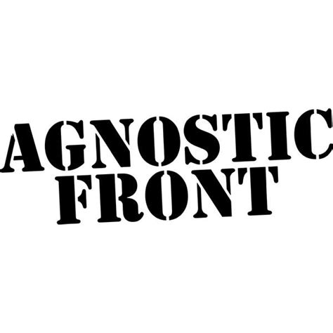 Agnostic Front Band Logo Decal Sticker - AGNOSTIC-FRONT-BAND-LOGO-DECAL