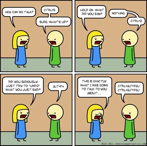 Using CTRL + ALT + DEL to end a real life conversation [Comic] | Reviews, news, tips, and tricks ...