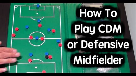 Defensive Midfielder Tutorial (in possession) Soccer Positions / Football Positions - YouTube