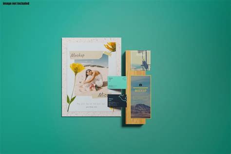 Premium PSD | Stationary branding mockup