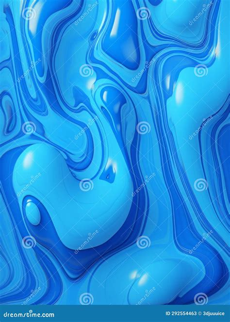 Blue Slime Creative Abstract Texture Wallpaper. Stock Illustration - Illustration of viscous ...