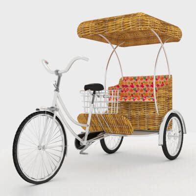 Bike Rickshaw 4 - 3D Model by Pictorer