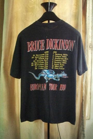 VINTAGE 1990 BRUCE DICKINSON TOUR T-SHIRT | Defunkd