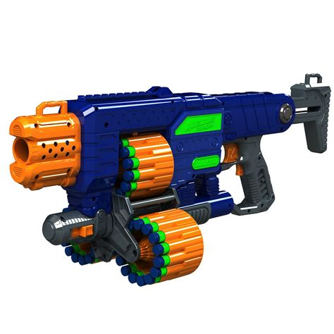 How Fast Does The Nerf Titan Shoot? | Nerf N-Strike Elite Titan CS-50