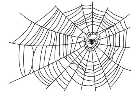 Halloween Spider Web Vector Graphic by artgraph · Creative Fabrica