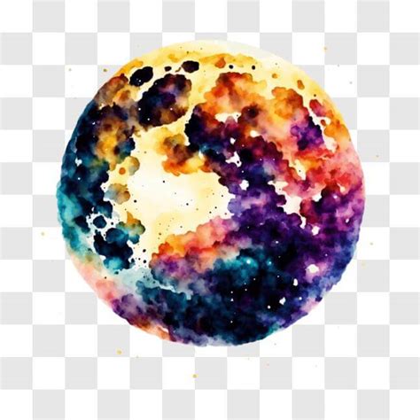 Download Moon and Stars Watercolor Illustration PNG Online - Creative Fabrica