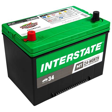 Interstate Battery, MT-34 | Vehicle batteries | Batteries and cells and accessories | Batteries ...