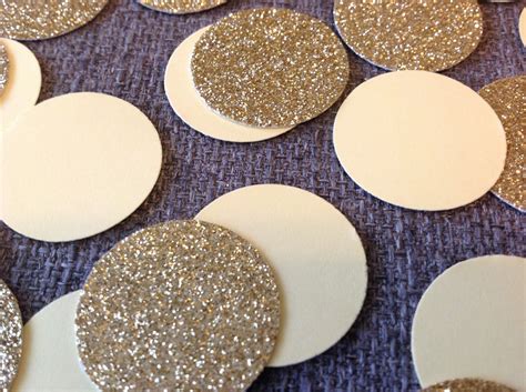 Gold Glitter & Yellow Confetti 1 Inch Confetti Gold Yellow