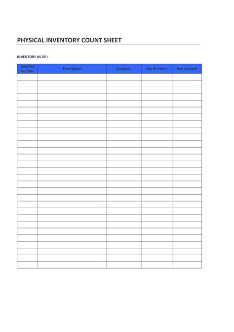 Physical Stock Excel Sheet Sample : 4+ office inventory spreadsheet ...