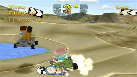 Nicktoons Racing (PS1) walkthrough - Race Madness - YouTube