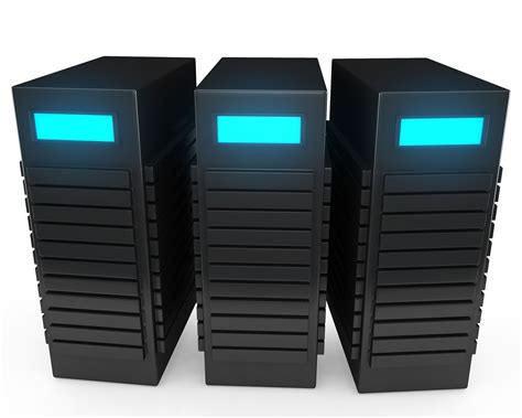 0914 3d Black Computer Servers For Workstations Concept Stock Photo ...