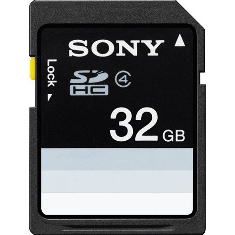 Sony 32GB SDHC Memory Card Class 4 SF32N4/TQ B&H Photo Video