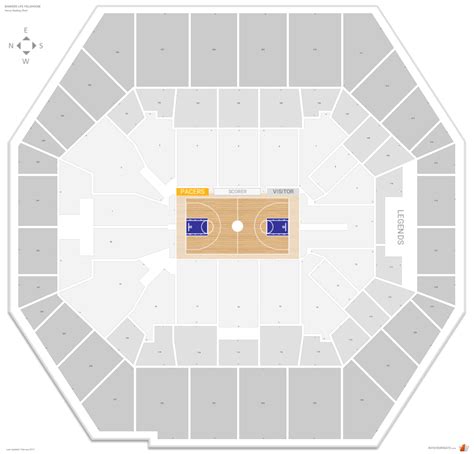 Indiana Pacers Seating Guide - Bankers Life Fieldhouse - RateYourSeats.com