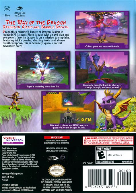 Spyro: Enter the Dragonfly Box Shot for GameCube - GameFAQs