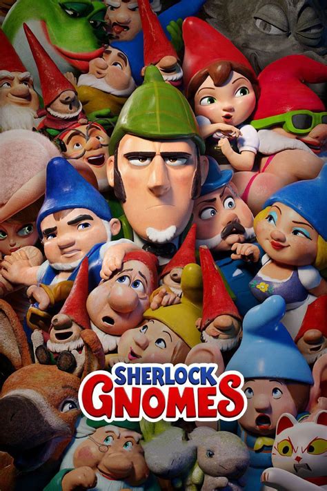 Sherlock Gnomes - Garden gnomes, Gnomeo & Juliet, recruit renown detective, Sherlock Gnomes, to ...