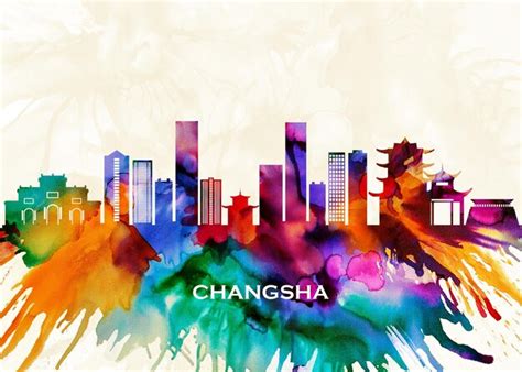 Premium Photo | Changsha skyline