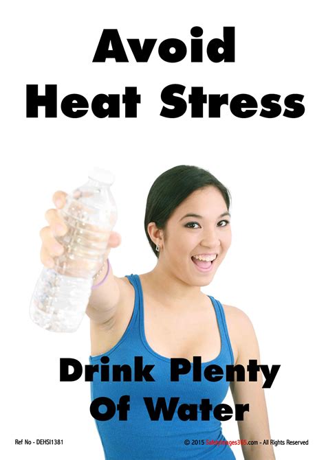 Dehydration Safety Posters. Avoid Heat Stress. – Safety Posters